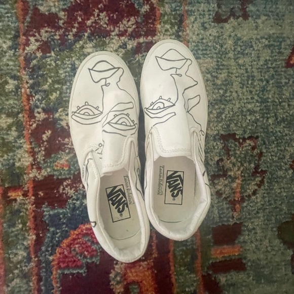 Brand New Custom Vans Never worn.These were a gift & not my style. - Picture 2 of 4